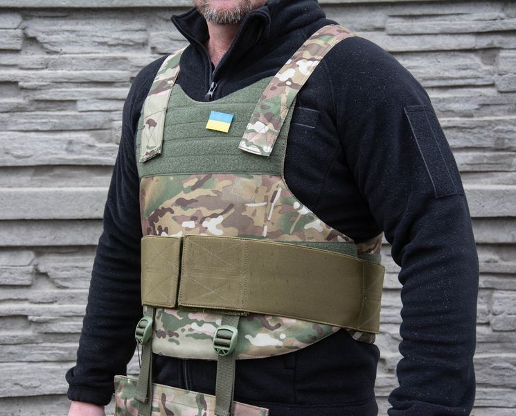 Жилет і напашник прихованого носіння із захисним пакетом SIOEN Ballistics (Бельгія), клас IIIA EU/USA 2003 фото
