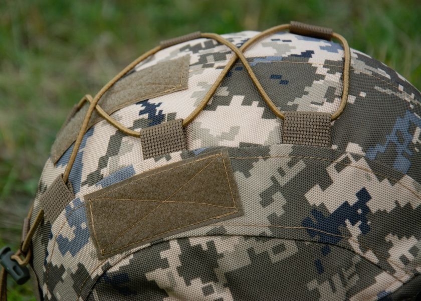 Кавер на загальновійскову каску з кордури піксель розмір L-XL 612 фото