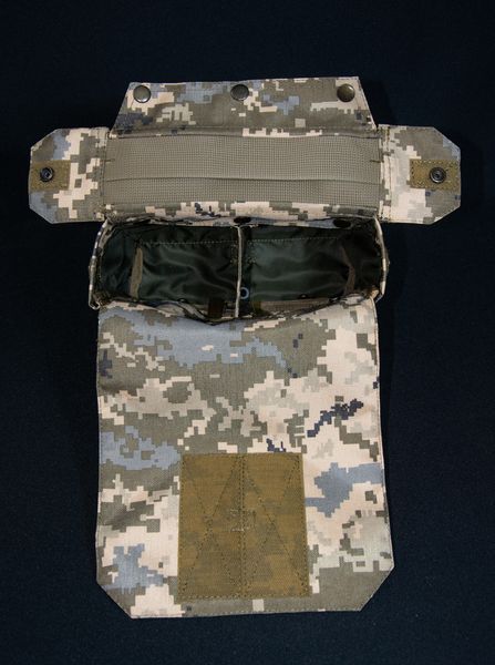 Підсумок закритий під короб Minimi/M249/M60 на 200 набоїв, кордура піксель 2001 фото