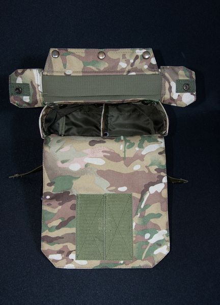 Підсумок КІРАСА під M60/Minimi/M249, сумка-нерозсипайка на 200 патронів, кордура мультикам 2000 фото