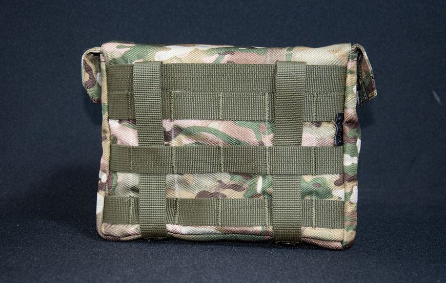 Підсумок КІРАСА під M60/Minimi/M249, сумка-нерозсипайка на 200 патронів, кордура мультикам 2000 фото