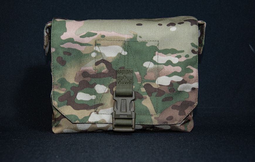 Підсумок КІРАСА під M60/Minimi/M249, сумка-нерозсипайка на 200 патронів, кордура мультикам 2000 фото