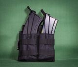 Подсумок двойной под рожки, кавер черного цвета Чёрный one size 221 фото