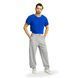 Больничные адаптивные брюки из двунитки с начёсом серые One Size 4222 фото 2