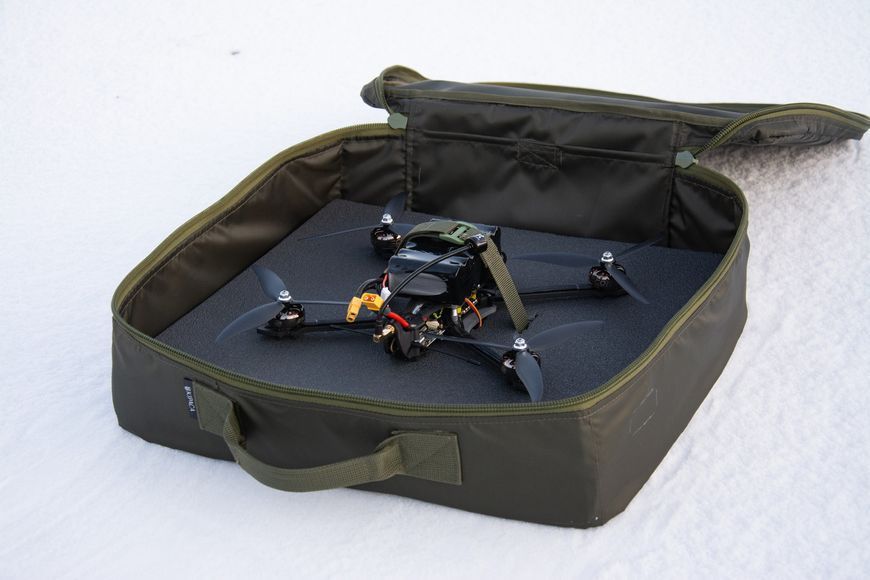 Сумка для FPV-дронів одинарна, темна олива 991 фото